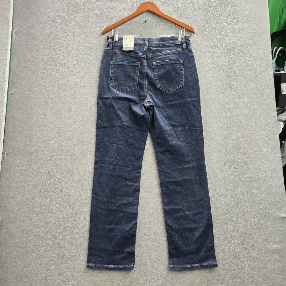 Style & Co Women Jeans 10S Blue Denim Straight Leg NWT - Picture 12 of 13